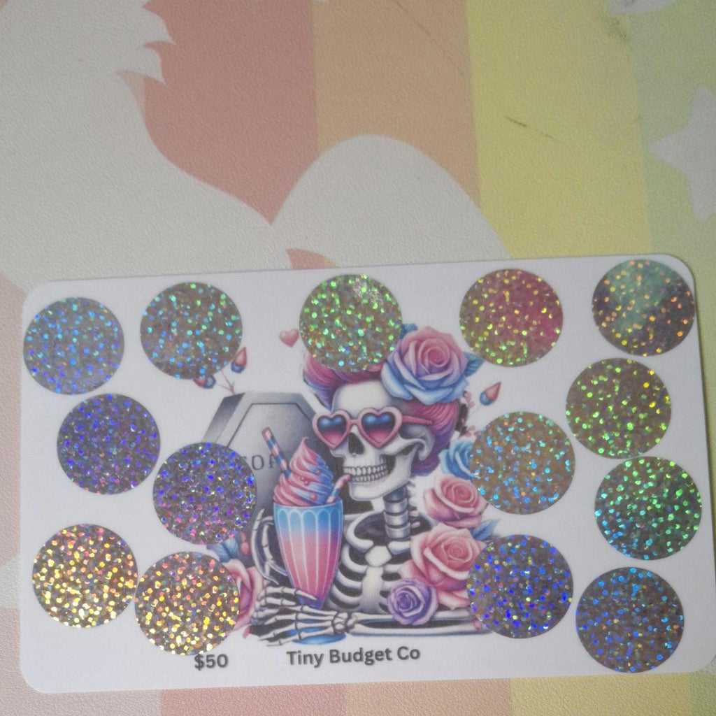 Skeleton Woman Scratch-Off Saving Challenge | Low Income Budget Challenge | Save 30 or 50 | Halloween