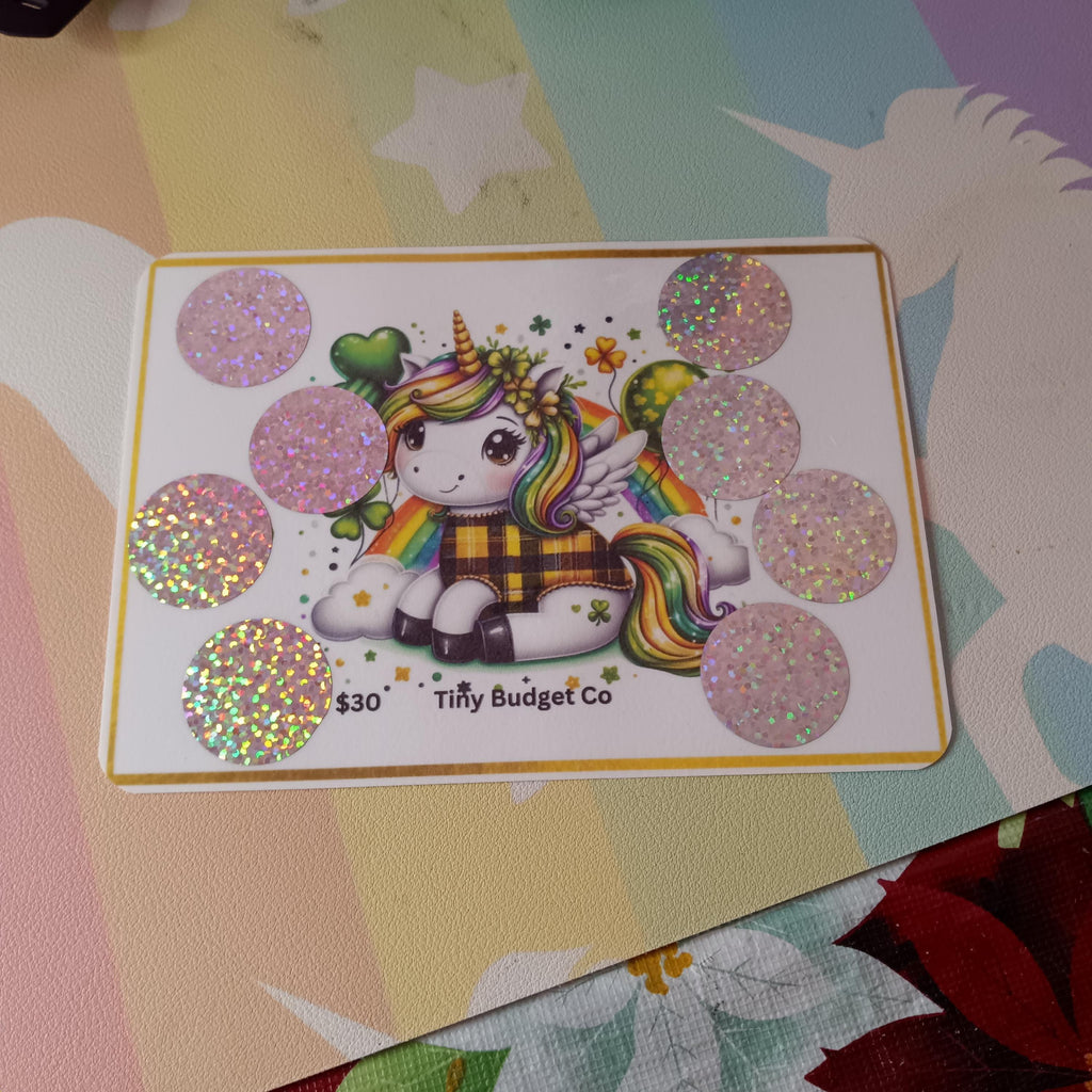 Pegasus St Patrick's Day Scratch Off Saving Challenge Low Income