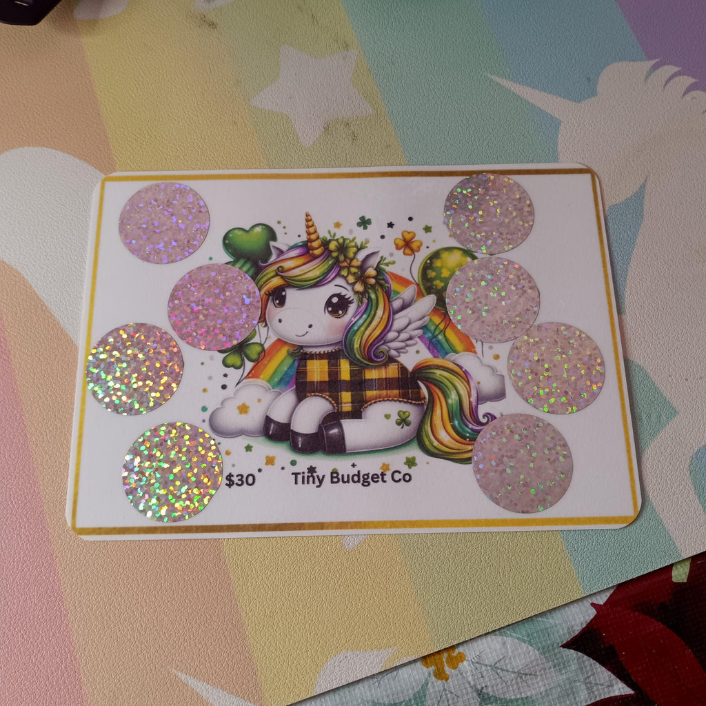 Pegasus St Patrick's Day Scratch Off Saving Challenge Low Income