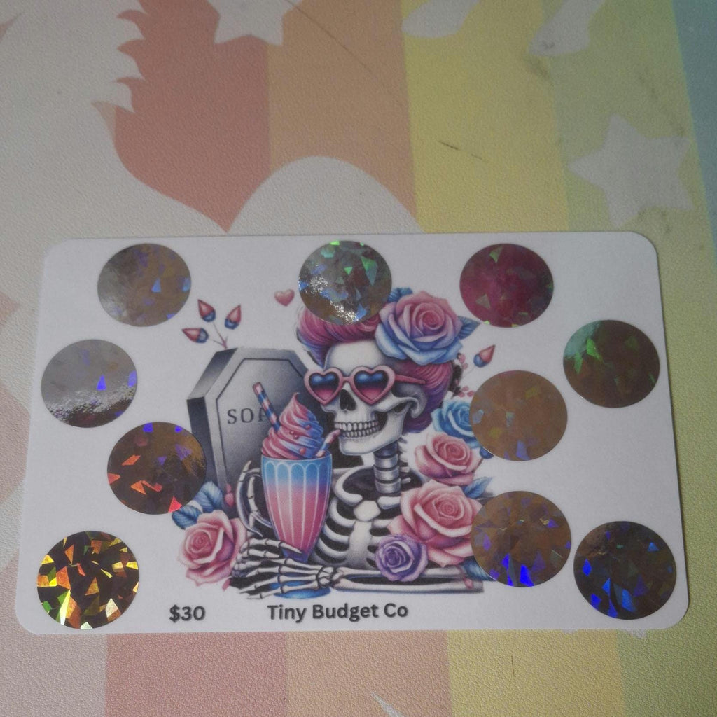 Skeleton Woman Scratch-Off Saving Challenge | Low Income Budget Challenge | Save 30 or 50 | Halloween