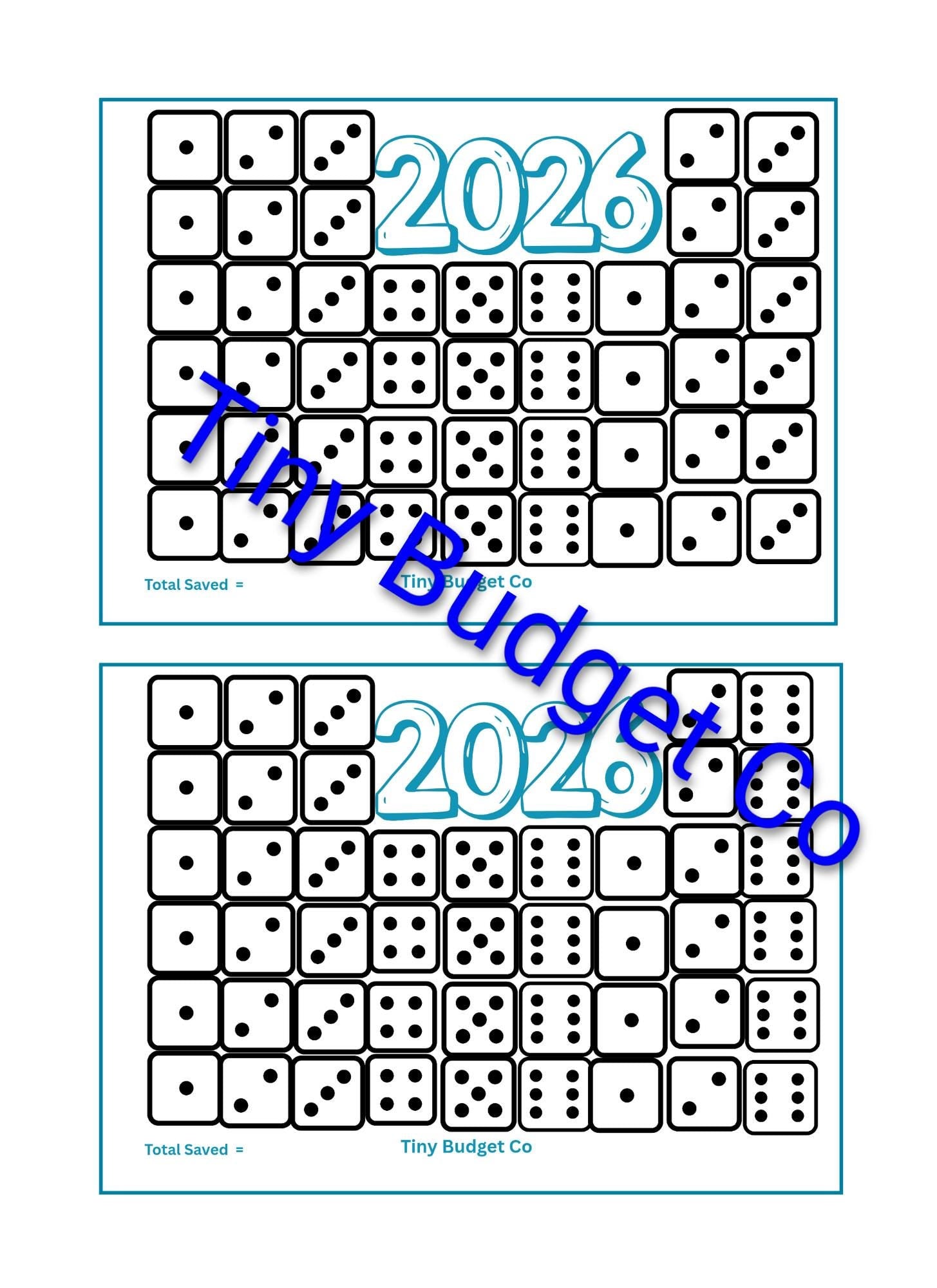 2026 Roll the Dice Savings Challenge