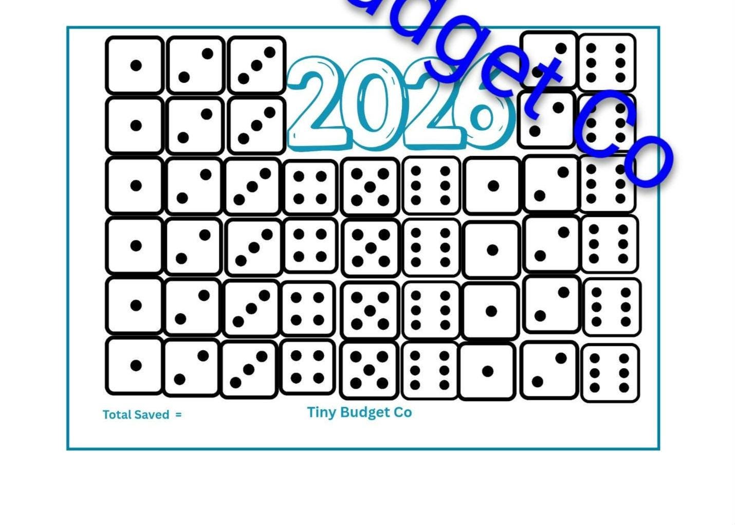 2026 Roll the Dice Savings Challenge