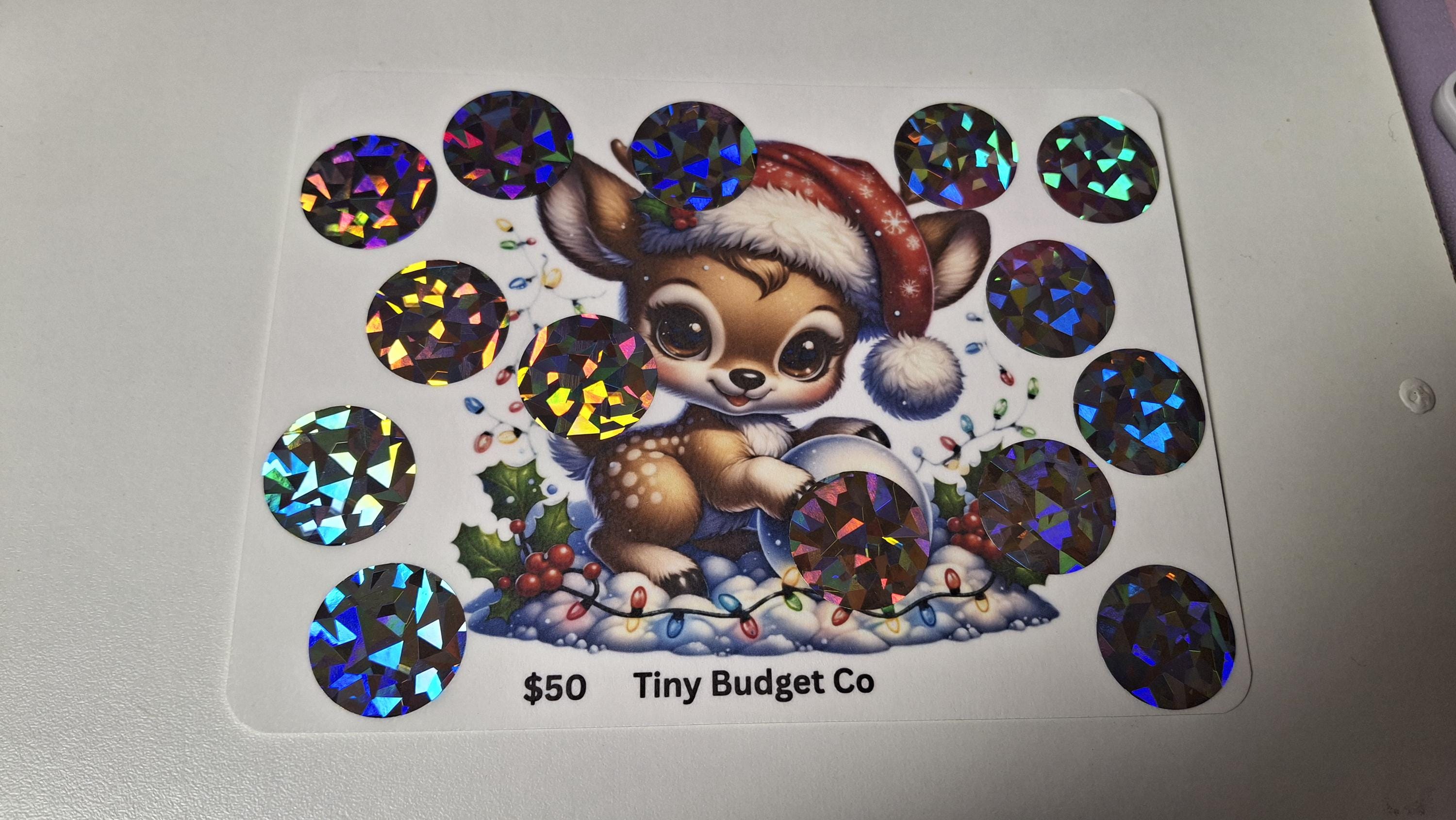 Mystery Variety Bargin Pack Scratch Off Saving Challenge Pack Bundle Set Low Income Saving Challenges, Scratch and Save 5,10,15 pack Set