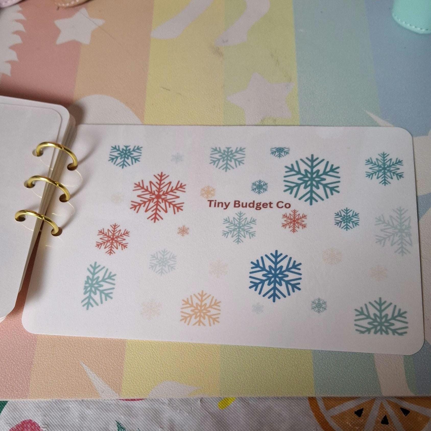 Festive Christmas Saving Book Scratch Off Saving challenges for Low income Savings